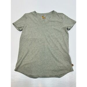 Carhartt Tee Shirt Relaxed Fit V-Neck Women's XS (0-2) Grayish Colorful Specs‎